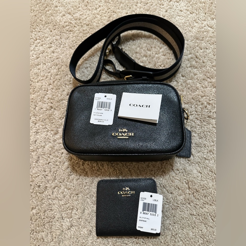Coach double zip Jes crossbody